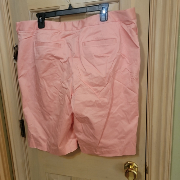 NWT LIZ CLAIBORNE JACKIE PEACH SHORTS WOMENS PLUS SZ 18 - Picture 3 of 6